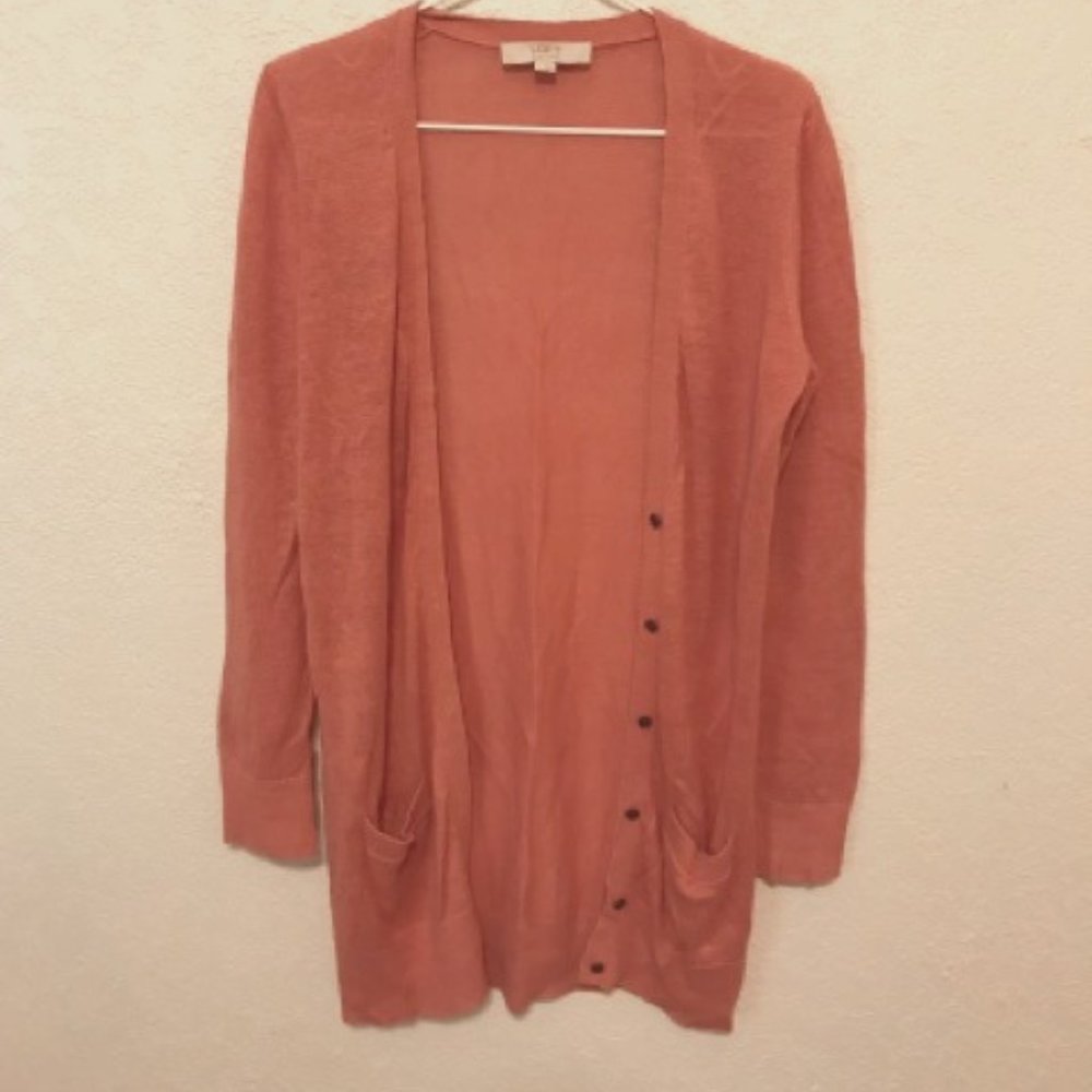 Loft linen cardigan
